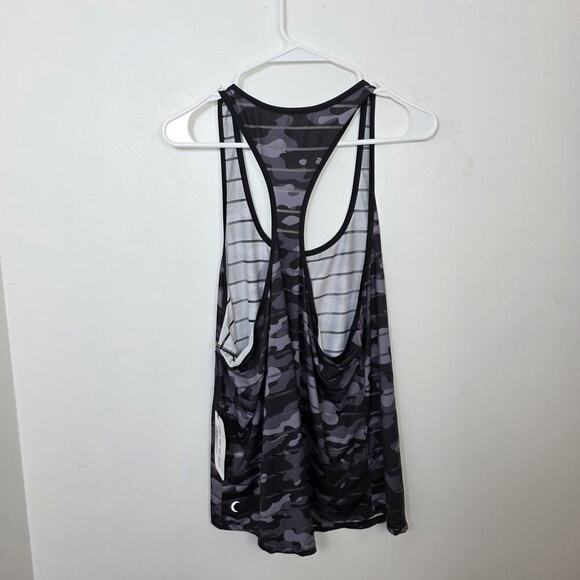 Zyia Black Grey Camo Fitness Active Gym Racerback Havana Tank Top‎ Size 3XL - Picture 7 of 8
